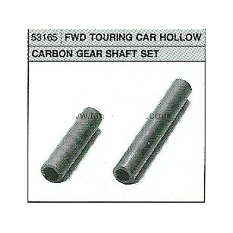 TAMIYA FWD TOURING CAR HOLLOW CARBON SHAFT SET