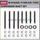 TAMIYA M-CHASSIS STAINLESS STEEL SUSPENSION SHAFT SET