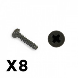 FTX OUTBACK MINI 3.0 ROUND HEAD SELF TAPPING SCREW 1.4X6 (8P)