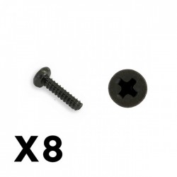 FTX OUTBACK MINI 3.0 ROUND HEAD SELF TAPPING SCREW 1.7X7 (8PC)