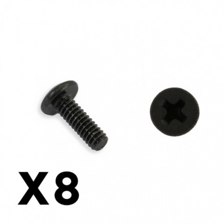 FTX OUTBACK MINI 3.0 BUTTON HEAD METRIC HEX SCREW 2X5 (8PC)