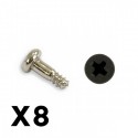 FTX OUTBACK MINI 3.0 BUTTON HEAD METRIC HEX SCREW 2X6 (8PC)