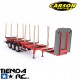 Carson  1:14 3-Axle Stanchion Trailer, new susp.