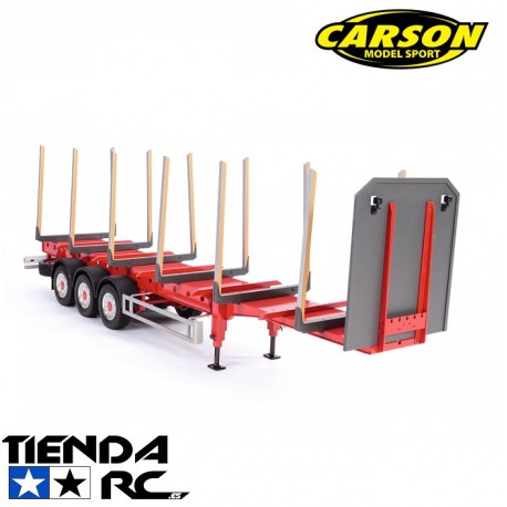 Carson  1:14 3-Axle Stanchion Trailer, new susp.