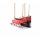Carson  1:14 3-Axle Stanchion Trailer, new susp.
