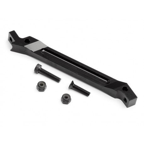 HPI ALUM. FRONT CHASSIS ANTI BENDING ROD TROPHY (BLK)