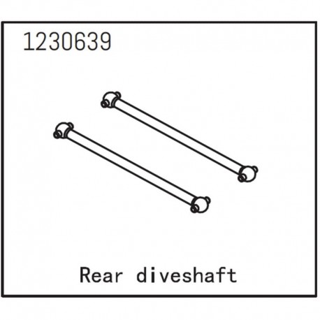 ABSIMA SHERPA REAR DRIVE SHAFT