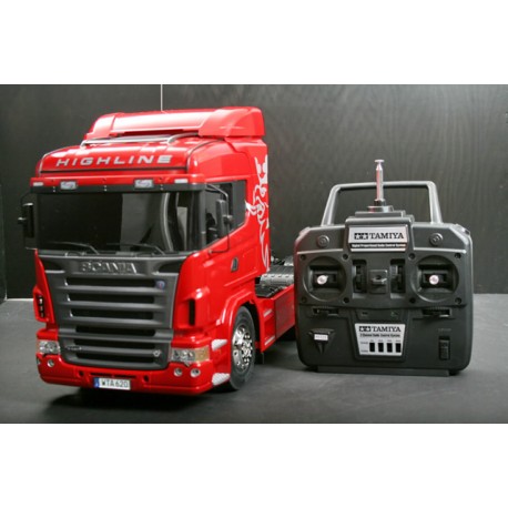 Tamiya 1:14 RC XB Scania R620 Red Full Opt. Fin