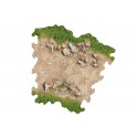 3x Curvas De Rocas Para Circuito 1/24 1/18 RC Crawler Park