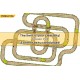 3x Curvas De Barro Para Circuito 1/24 1/18 RC Crawler Park