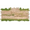 2x Cruces En Forma De T Con Hierba Para Circuito 1/24 1/18 RC Crawler Park