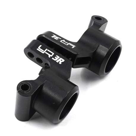 YEAH RACING ALUMINUM 7075 REAR HUBS 3 DEGREE BLACK FOR TAMIYA XV-01