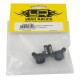 YEAH RACING ALUMINUM 7075 REAR HUBS 3 DEGREE BLACK FOR TAMIYA XV-01