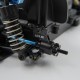 YEAH RACING ALUMINUM 7075 REAR HUBS 3 DEGREE BLACK FOR TAMIYA XV-01