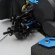 YEAH RACING ALUMINUM 7075 FRONT STEERING KNUCKLES BLACK FOR TAMIYA XV-01 XV-02