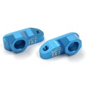 YR ALUMINUM SEPARATE SUSPENSION MOUNT (1XJ) BLUE FOR TAMIYA XV-01