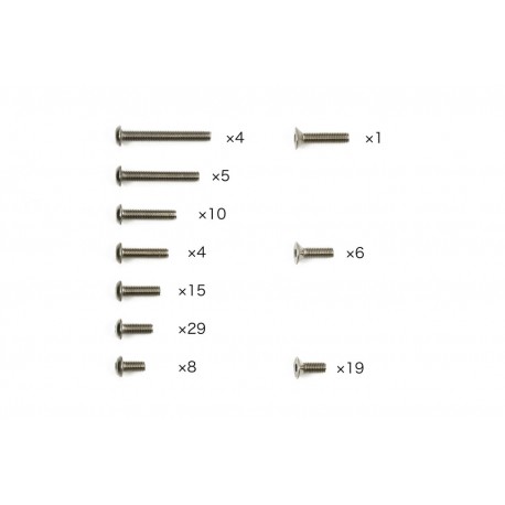 TAMIYA XV-02 TITANIUM SCREW SET
