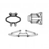 FRONT BUMPER SET H9805