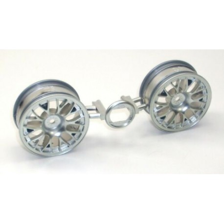 TAMIYA MEDIUM-NARROW  WHITE MESH WHEELS