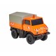 CARSON 1/87 MB UNIMOG U406 WITH TRAILER 100% RTR