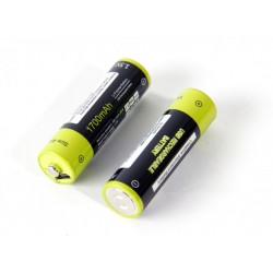 Znter 1.5V 1700mAh USB Rechargeable AA LiPoly Battery (2pcs)