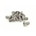 TITANIUM M4X8 BUTTON HEAD HEX SCREW (10 PCS)
