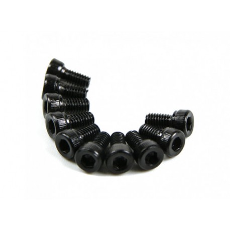 SCREW SOCKET HEAD HEX M3X6 STEEL BLACK (10PCS)