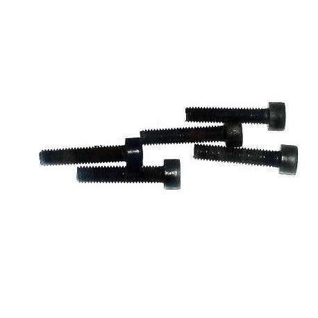 SCREW SOCKET HEAD HEX M4X20 STEEL BLACK (5PCS)