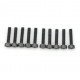 SCREW SOCKET HEAD HEX M3X18 STEEL BLACK (10PCS)