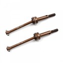 YEAH RACING STEEL SPRING REAR UNIVERSAL SHAFT FOR TAMIYA XV-01