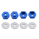 ADAPTADORES ALUMINIO HEXAGONO 12MM A 17MM ESCALA 1/8