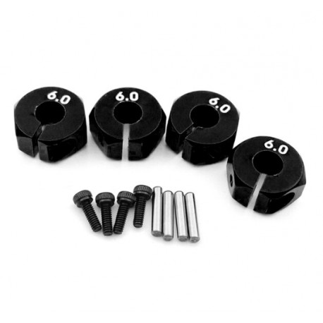 HEXAGONOS DE RUEDA ALUMINIO 6.0 BLACK