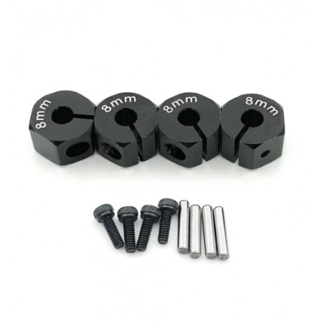 HEXAGONOS DE RUEDA ALUMINIO 8.0 BLACK