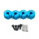 HEXAGONOS DE RUEDA ALUMINIO 8.0 BLUE
