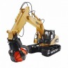 EXCAVADORA HUINA 1571 1/14 PINZA DE 4 BRAZOS (PINZA Y BRAZO METALICOS) 2,4GHZ