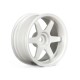 HPI TE37 WHEEL 26MM WHITE (6MM OFFSET)