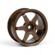 HPI TE37 WHEEL 26MM BRONZE (0MM OFFSET)