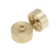 AXIAL SCX24 6MM BRASS WHEEL WEIGHT WITH HEX ADAPTOR AND DRIVE SHAFTS (4PCS)