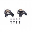 AXIAL SCX24 BRASS FRONT STEERING KNUCKLES BLACK/GOLD 7G (2PCS)