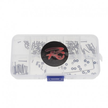 AXIAL SCX24 STAINLESS STEEL FULL CAR SCREWS BOX (176PCS)