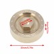AXIAL SCX24 6MM BRASS WHEEL WEIGHT WITH HEX ADAPTOR (4PCS)