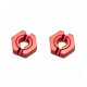 HOBBYTECH 2MM PIN REAR WHEEL ALUM ADAPTATOR
