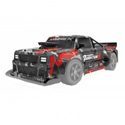 MAVERICK QuantumR Race Truck Body (Grey/Red)