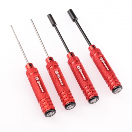  RUDDOG METRIC HEX AND NUT DRIVER WRENCH SET (1.5 | 2.0 | 5.5 | 7.0MM)