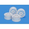TAMIYA TH 10-SPOKE WHEELS (WHITE) 24Mm Width / Offset 0