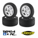 CARSON 1/10 2WD ALL-TERRAIN BUGGY TIRES (2+2)