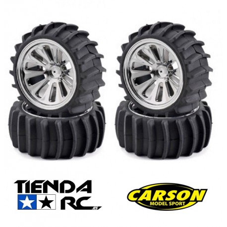 CARSON Beach tyre set, chrome (4) CV- 10B
