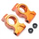 YEAH RACING ALUMINUM REAR HUB/KNUCKLE ARM FOR HPI RS4 SPORT3 ORANGE
