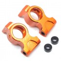 YEAH RACING ALUMINUM REAR HUB/KNUCKLE ARM FOR HPI RS4 SPORT3 ORANGE