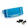YEAH RACING ALUMINUM SERVO MOUNT FOR TAMIYA TT01 TT01E TT01D BLUE